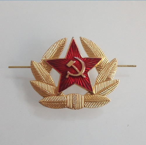 Cucarda Estrella Roja Soviética Para Ushanka, Gorra O Boina