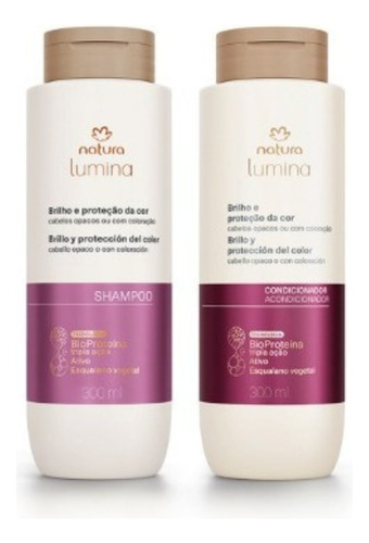 Lumina Kit Shampoo E Condicionador Brilho E Proteção Da Cor