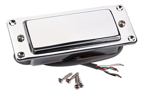 Kit De Cuello Pickup Humbucker Cromado, Doble Chapado