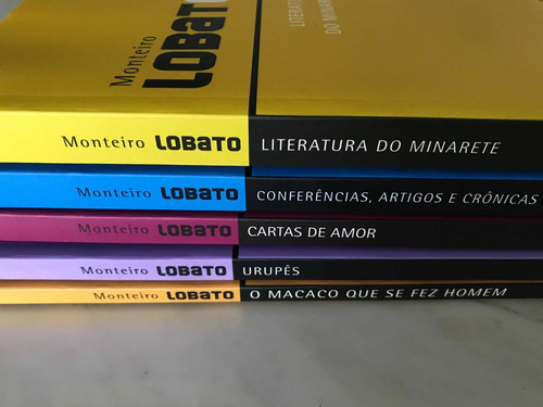 Livros Monteiro Lobato - Coleção Biblioteca Azul 5livros