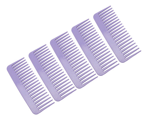 Peine Desenredante De Dientes Anchos, 10 Unidades, Paja De T