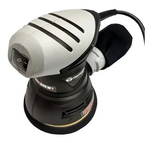Imagen 2 de 3 de Lijadora roto orbital Daewoo DAOS230 negra y gris 240W 220V