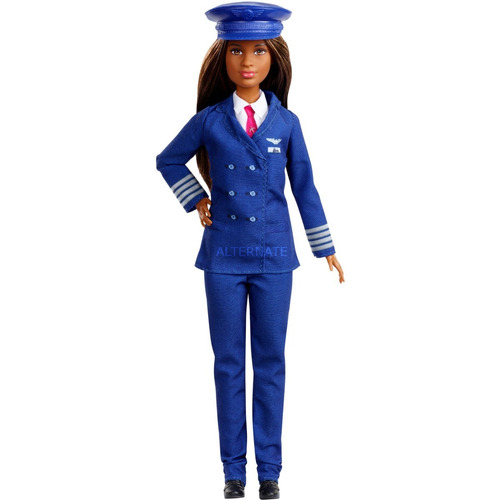 Muñeca Barbie Piloto Carreras 60 Aniversario Mattel Gfx25