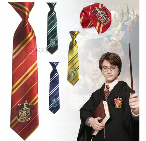 Corbata Harry Potter Gryffindor O Slytherin Hogwarts Bordada