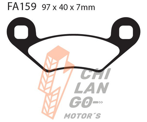 Balatas Izq.polarissportsman/worker500(4x4)98-02