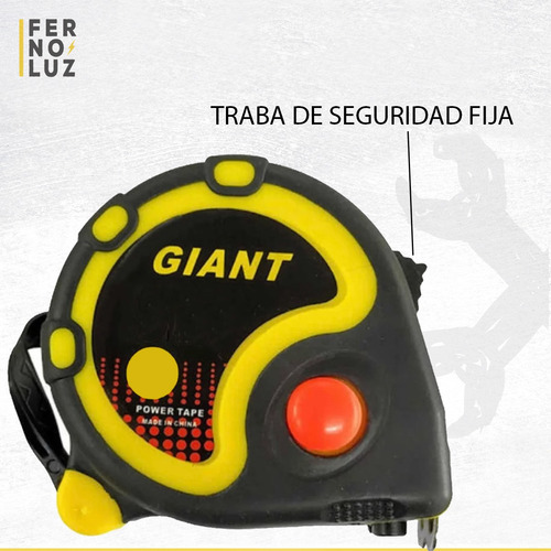 Cinta Metrica 5 Metros Profesional Con Freno Clip Mm Pulgada