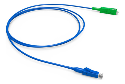 Cabo Óptico Duplex Sm Lc Sc-apc 3 Metros Azul