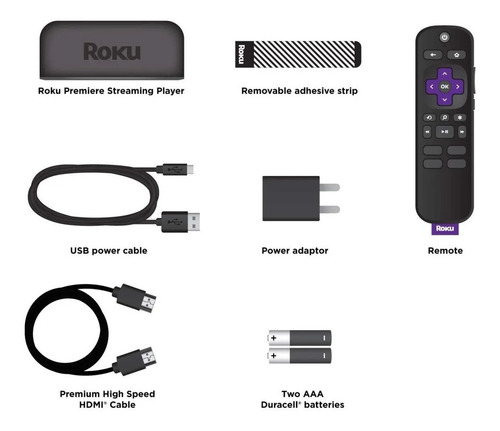 Imagen 6 de 7 de Tv Box Wifi Roku Premiere Hd/4k/hdr Con Control Remoto