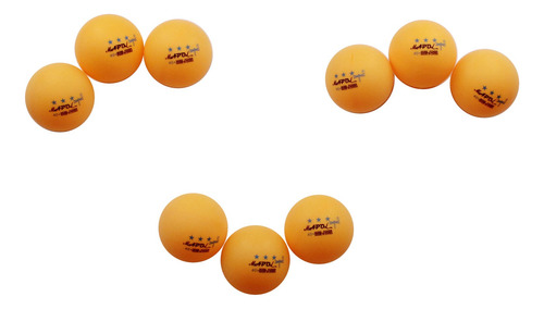 Mapol - Pelotas De Tenis De Mesa (100 Unidades, 3 Estrellas)