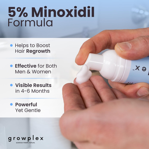 Espuma Para El Crecimiento Del Cabello Growplex Vitafoam 5%