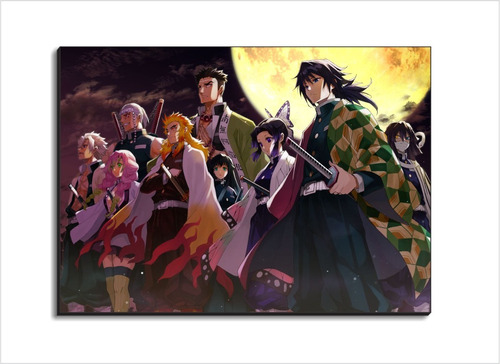 Cuadros Decorativos Demon Slayer Anime 60x43cm