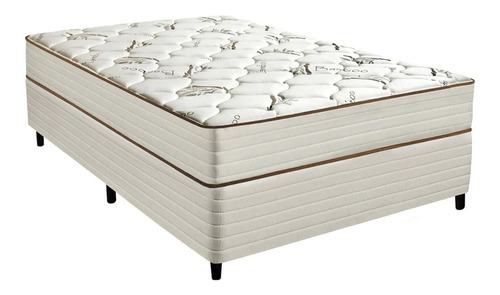 Sommier Somier Plaza Y Media Colchon Dormitorio Compramas Color Blanco