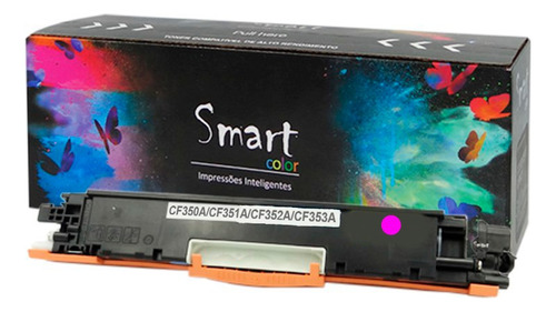 Kit Toner Compatível Com Hp Cp1025nw M175nw M176n 126a