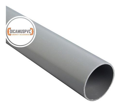 Tubo Pvc 50 Mm X 6mt Gris
