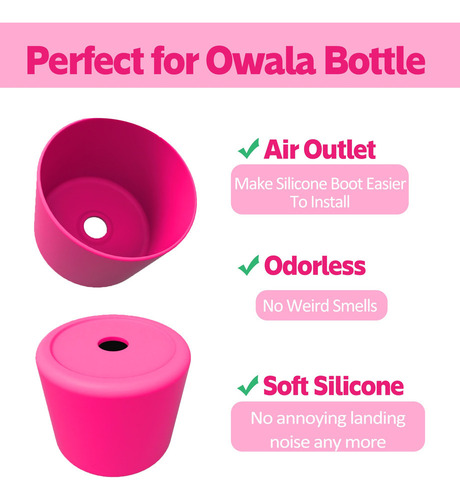Di Bota Silicona Para Botella Agua, 2 Unidades, Para Owal