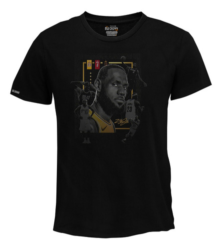 Camiseta Estampada Lebrom James Nba 23 Player Hombre Bto 