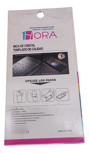 Cristal Templado 1hora Para Huawei Y5 Prime 2018/ Y5 2018