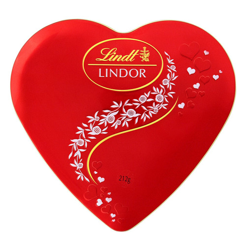 Chocolate ao Leite Cremoso Lindor Lindt  lata 212 g