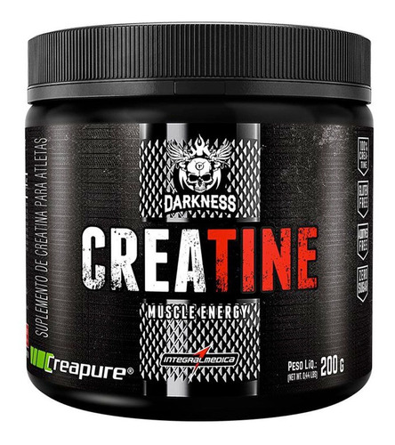 Creatina Creapure 200g Darkness Integralmédica - Promoção