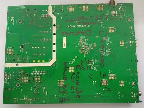 40 Mt56ee Mad2hg Main Daewoo L32s7800tn Serie 039 No Funcion (Usado)