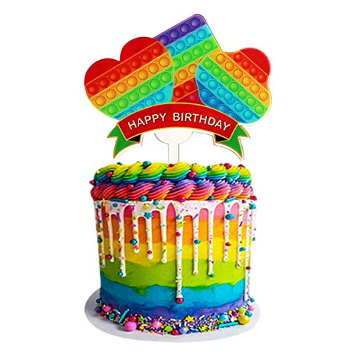 Pop Push Bubble Cake Topper Pop Push Bubble Fiesta De C...