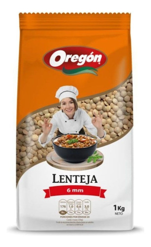 Lentejas Oregón 6 Mm 1 Kg