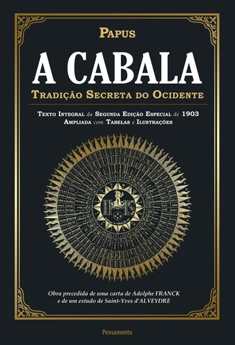 A Cabala, de : Gérard Anaclet Vincent Encausse. Série Não Aplica, vol. Não Aplica. Editora Pensamento, edição não aplica em português, 2021