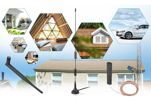 Aguja Interna Antena 700-2700mhz 12dbi Rg174 5 Metros