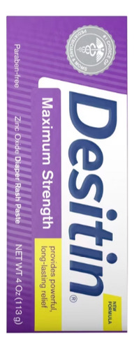 Desitin Crema Para Rozadura De Pañal Para Bebes 4oz.
