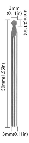Broca Para Tallar Madera, Broca Enrutadora Cabeza Ancha 3mm