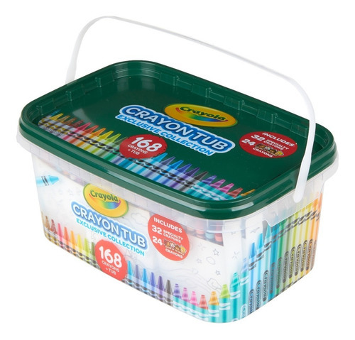 Conjunto de lápis de cera Crayola de 168 peças
