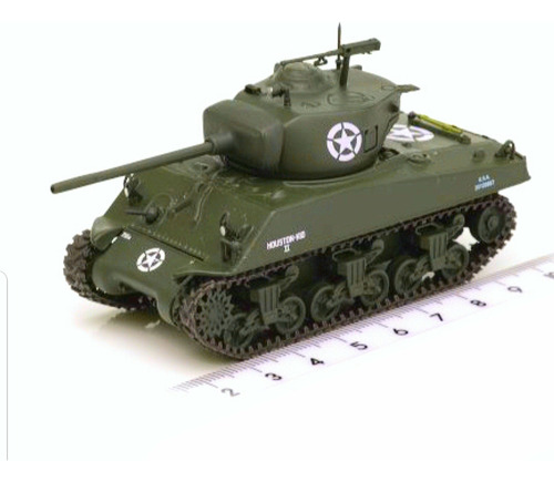 Tanque Sherman M4a3 1945 De 9,5 Cm. Metal/pvc 1/72 Altaya. 