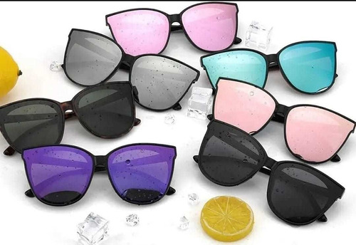 Gafas De Sol De Moda Marco Grande Ojo De Gato Para Mujer