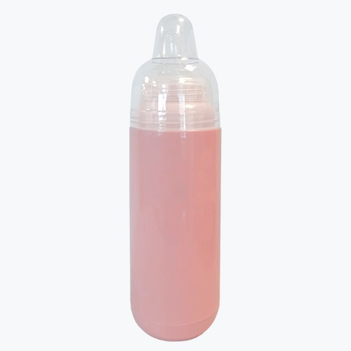Imagen 2 de 5 de Mamadera Térmica 250ml Termo Mamadera Tetina Silicona 24cm