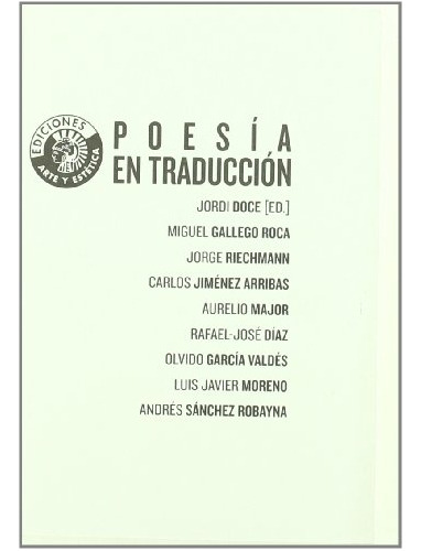 Libro Poesía En Traducción De Doce J