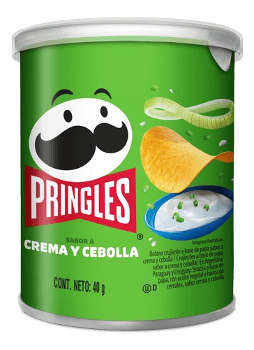 Papas Pringles Cebolla 40g - Pack X 12un