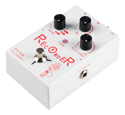 Pedal Para Voz Recorder Grabadora De Voz Flamma Fv05