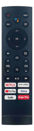 Control Generico Para Television Tv Hisense Erf3b90h Con Apps Uhd 4k 