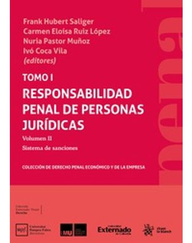 Libro Responsabilidad Penal De Personas Juridicas Tomo 1 Vo