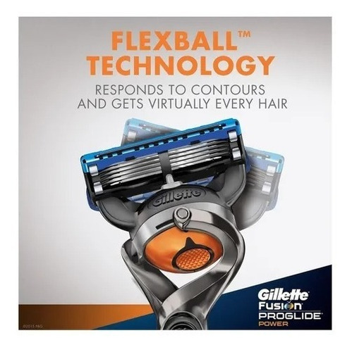 Gillette Fusion Proglide Flexball 1 Rastrillo + 4 Cartuchos