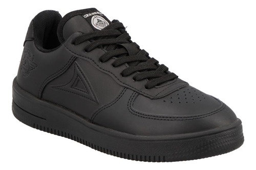 Tenis Ejercicio Pr212366 Negro Logo Bordado Cordon Cinta