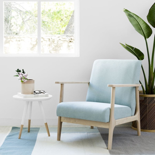 Butaca De Madera Con Esterilla
