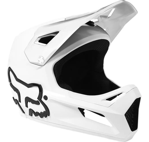 Casco Bicicleta Niño Rampage Blanco Fox