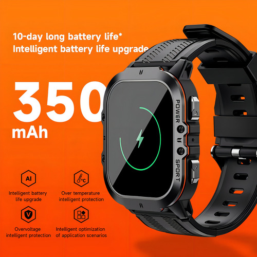 Funda impermeable para reloj inteligente Lemfo C26 con Bluetooth Call, color negro y azul
