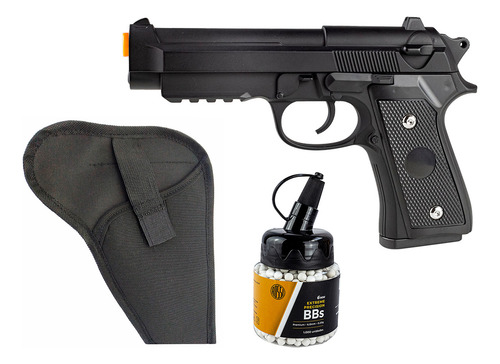 V22 Airsoft Pt92 Airsoft Metal Spring + Pote Bbs + Coldre