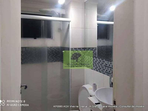 Imagem 11 de 28 de Apartamento Com 2 Dormitórios À Venda, 55 M² Por R$ 250.000,00 - Granja Viana - Cotia/sp - Ap0065