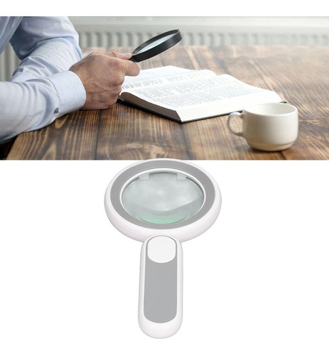 Lupa De Carga Usb Lupa De Mano Óptica 20x