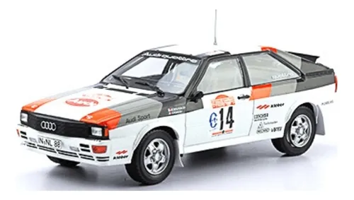 Revista Con Autos De Rally 1:24 N22 Audi Quattro