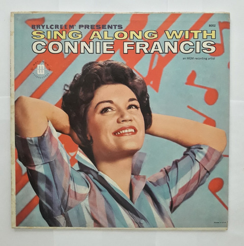 Lp Vinil (vg+) Sing Along With Connie Francis Ed. 1961 Eua