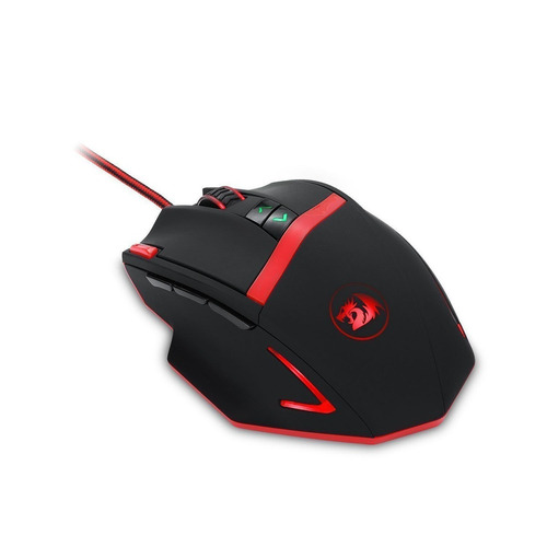 Redragon Gaming Mouse Láser Mammoth M801 Alámbrico Negro